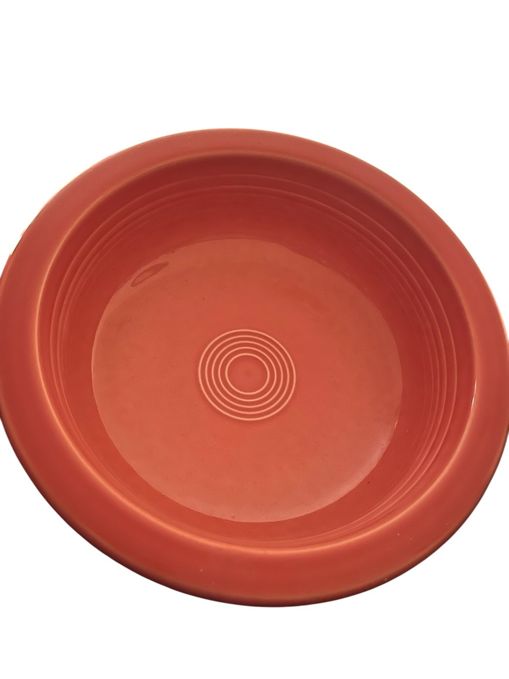 Vintage Fiestaware Orange Persimmon 8 1/2 inch Serving Bowl